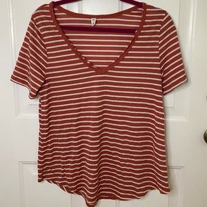 B.P. brand Fall Striped tee Medium